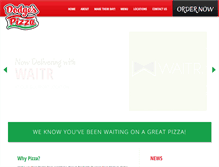 Tablet Screenshot of dodgespizza.com